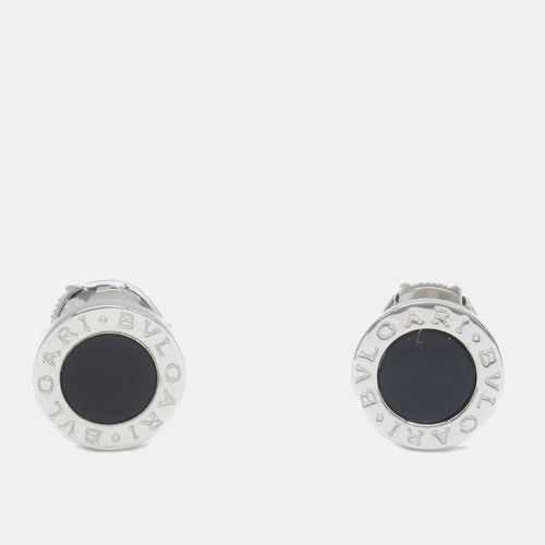 Bvlgari 18K White Gold, Onyx Bvlgari Bvlgari Stud Earrings - Bvlgari - Modalova