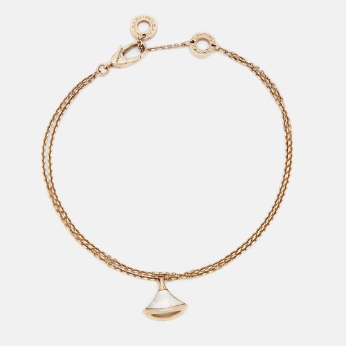 Bvlgari Divas' Dream Mother of Pearl 18k Rose Gold Bracelet SM - Bvlgari - Modalova