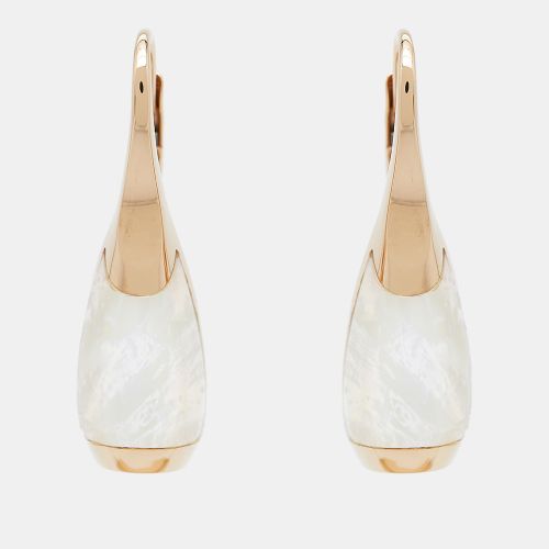 Bvlgari MVSA Mother of Pearl 18k Rose Gold Earrings - Bvlgari - Modalova