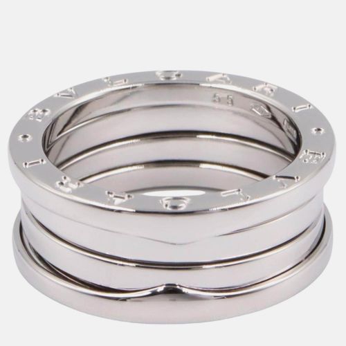 Bvlgari B.Zero1 18K White Gold Band Ring EU 55 - Bvlgari - Modalova