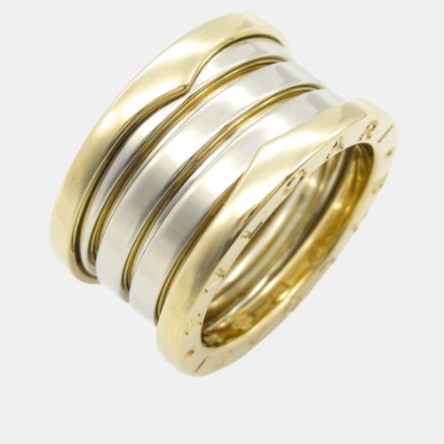 Bvlgari B.zero1 18K Yellow and 18k White Gold Ring EU 50 - Bvlgari - Modalova