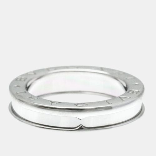 Bvlgari 18K White Gold B.Zero1 Band Ring EU 50 - Bvlgari - Modalova