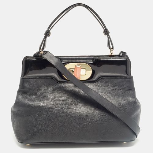 Bvlgari Black Patent and Leather Isabella Rossellini Tote - Bvlgari - Modalova