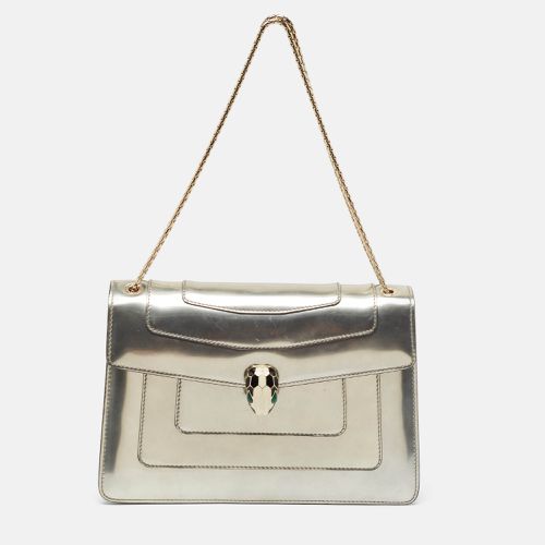 Bvlgari Metallic Patent Leather Medium Serpenti Forever Shoulder Bag - Bvlgari - Modalova