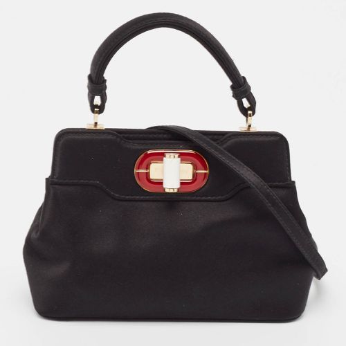 Satin Mini Isabella Rossellini Top Handle Bag - Bvlgari - Modalova