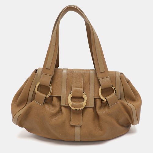 Bvlgari Beige Leather Chandra Shoulder Bag - Bvlgari - Modalova