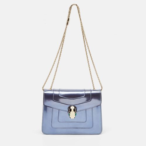 Patent Leather Small Serpenti Forever Shoulder Bag - Bvlgari - Modalova