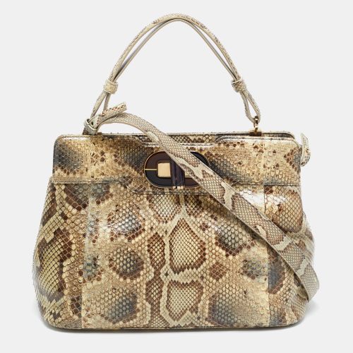 Isabella Rossellini Python Top Handle Bag - Bvlgari - Modalova
