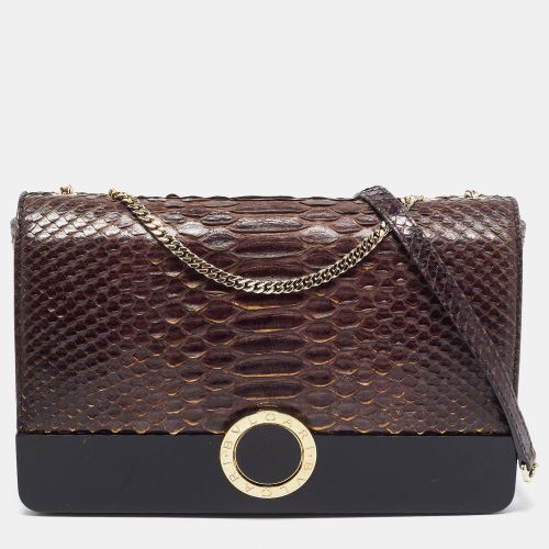 Python and Perspex Flap bag - Bvlgari - Modalova