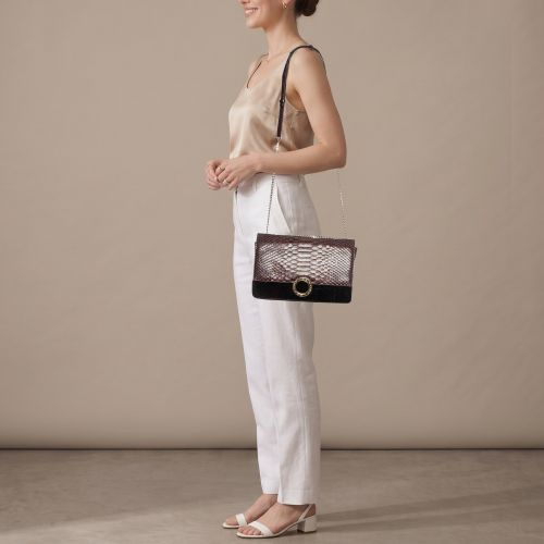 Python and Perspex Flap bag - Bvlgari - Modalova
