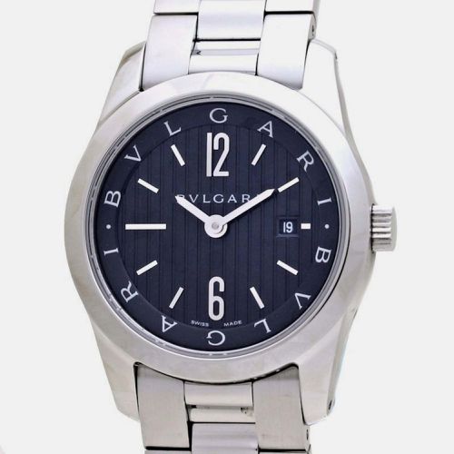 Stainless Steel Solotempo ST30BSSD Quartz Women's Wristwatch 30 mm - Bvlgari - Modalova