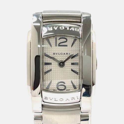 Stainless Steel Assioma AA26S Quartz Women's Wristwatch 27 mm - Bvlgari - Modalova