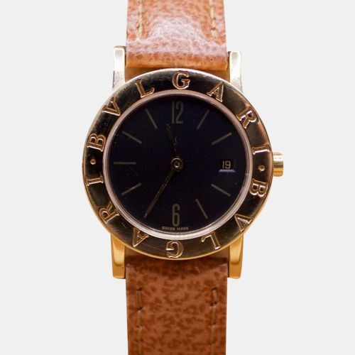 K Yellow Gold Quartz Women's Wristwatch 26 mm - Bvlgari - Modalova