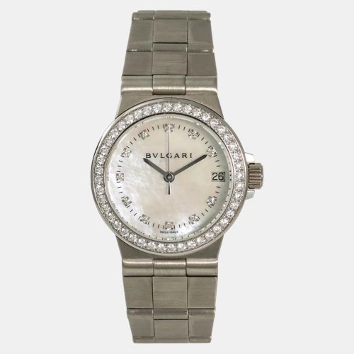 Diagono LCVW29G Dial Gold Quartz Women's Wristwatch 29 mm - Bvlgari - Modalova