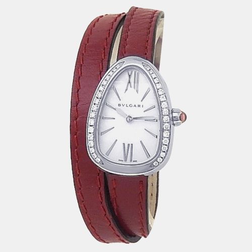 Serpenti 102920 Quartz MOP Stainless Steel Women's Wristwatch 27 mm - Bvlgari - Modalova