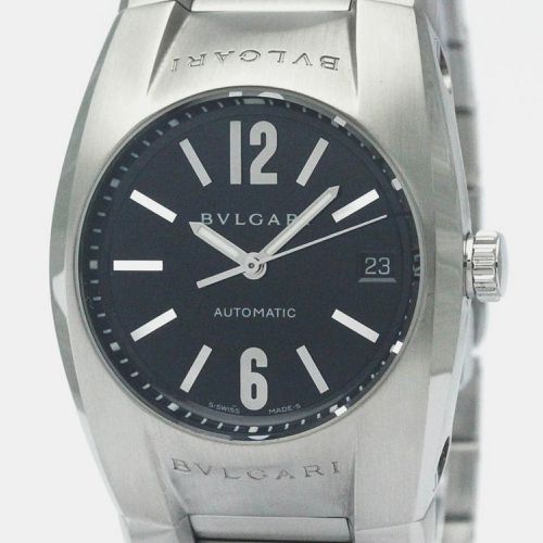 Bvlgari Black Stainless Steel Ergon EG35S Automatic Women's Wristwatch 35 mm - Bvlgari - Modalova