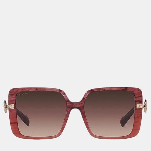 Bvlgari Red Full Rim Sunglasses - Bvlgari - Modalova