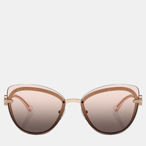 Bvlgari Brown Full Rim Sunglasses - Bvlgari - Modalova