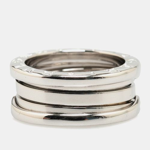 Bvlgari 18K White Gold B.Zero1 Band Ring EU 49 - Bvlgari - Modalova