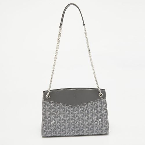 Goyard Grey Goyardine Coated Canvas and Leather Rouette Structure PM Shoulder Bag - Goyard - Modalova