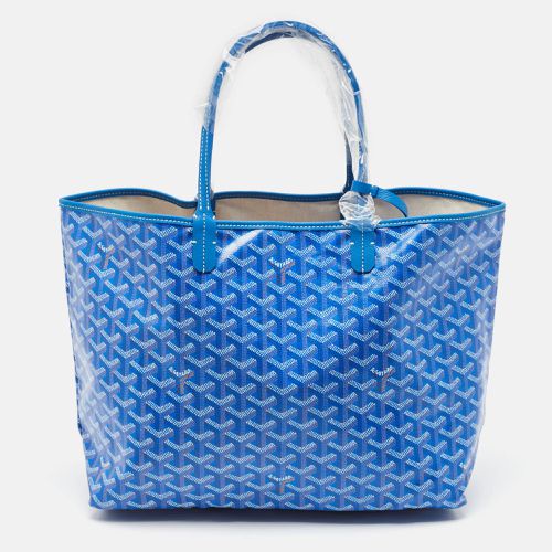 Goyard Blue Goyardine Coated Canvas and Leather Saint Louis PM Tote - Goyard - Modalova