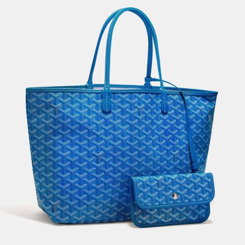 Goyard Sky Blue Goyardine Coated Canvas and Leather Saint Louis PM Tote Bag - Goyard - Modalova