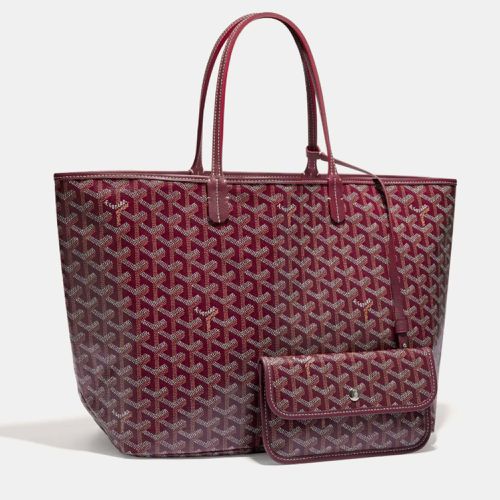 Goyard Burgundy Goyardine Coated Canvas and Leather Saint Louis PM Tote Bag - Goyard - Modalova