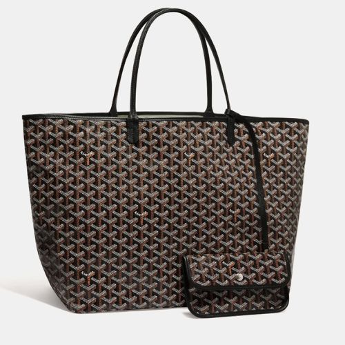 Goyard Black Goyardine Coated Canvas and Leather Saint Louis GM Tote Bag - Goyard - Modalova