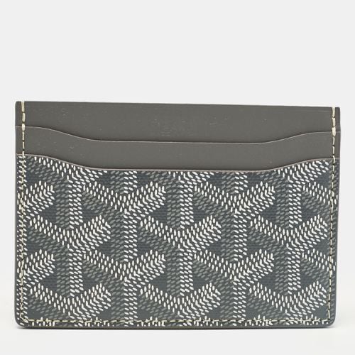 Goyard Grey Coated Canvas and Leather Saint Sulpice Card Holder - Goyard - Modalova