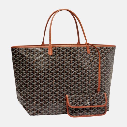 Goyard Black & Tan Goyardine Coated Canvas and Leather Saint Louis GM Tote Bag - Goyard - Modalova