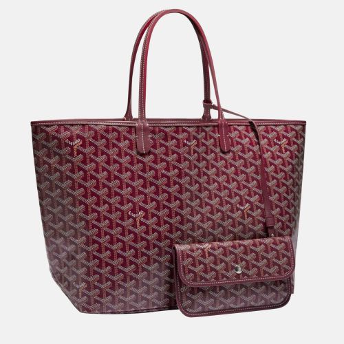 Goyard Burgundy Goyardine Coated Canvas and Leather Saint Louis PM Tote Bag - Goyard - Modalova