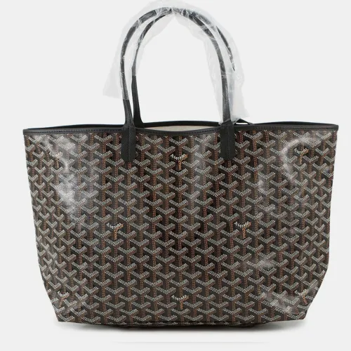 Goyard Saint Louis Black Pvc Leather PM Handbag - Goyard - Modalova