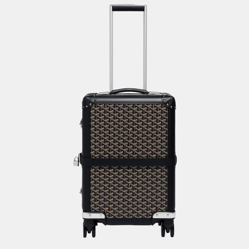 Goyard Black Goyardine Canvas & Clamecy Cowhide Bourget PM Trolley Case - Goyard - Modalova