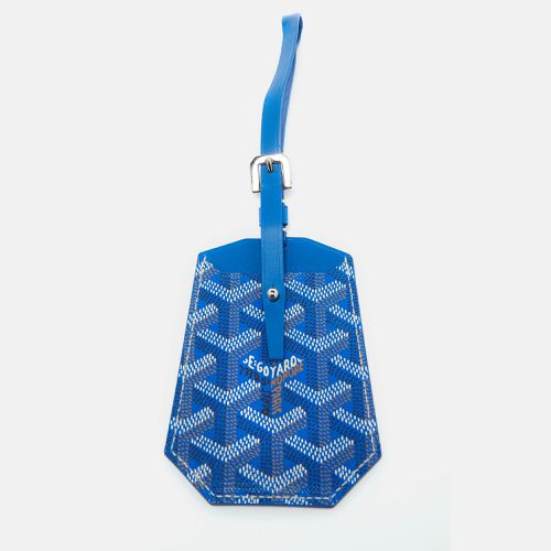 Goyard Blue Goyardine Canvas Luggage Tag - Goyard - Modalova