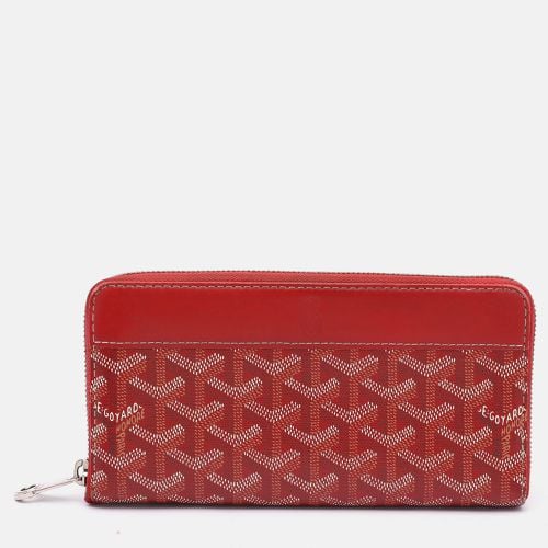 Goyard Red Goyardine Coated Canvas Matignon Zip Around Wallet - Goyard - Modalova