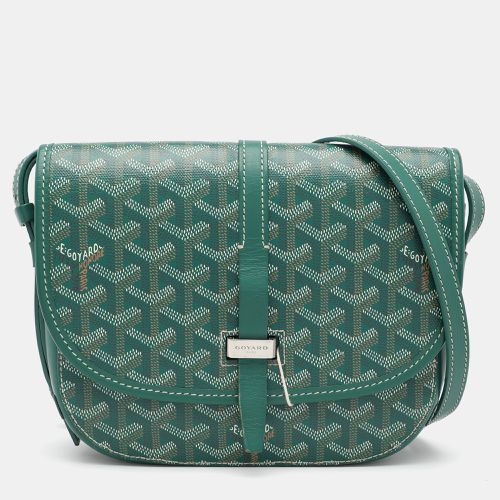 Goyard Green Goyardine Coated Canvas and Leather Belvedere II PM Saddle Bag - Goyard - Modalova