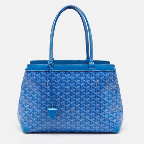 Ine Coated Canvas and Leather Bellechasse PM Tote - Goyard - Modalova