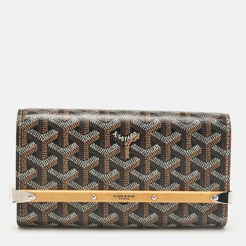 Goyard Brown Goyardine Coated Canvas and Leather Mini Monte Carlo Case - Goyard - Modalova