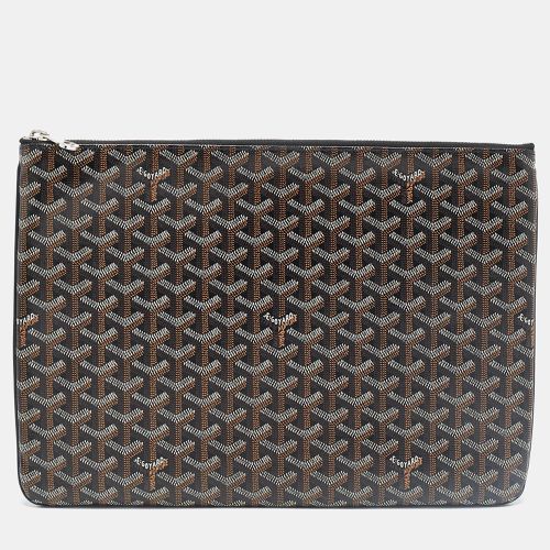 Goyard Black Goyardine Coated Canvas and Leather Senat MGM Pouch - Goyard - Modalova