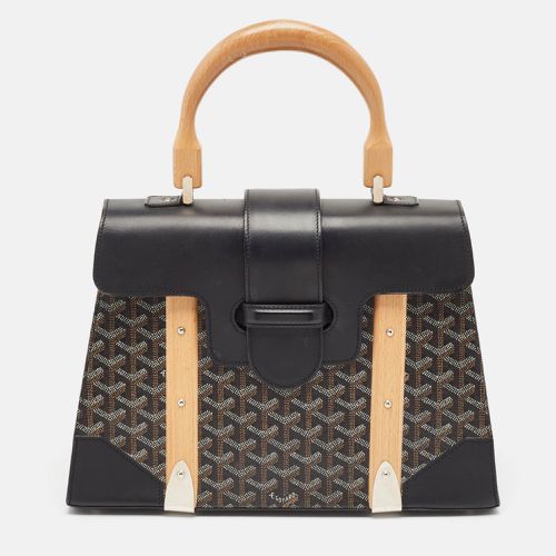 Goyard Black Goyardine Coated Canvas and Leather Saigon MM Top Handle Bag - Goyard - Modalova