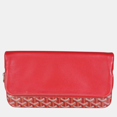 Goyard Red Goyardine Canvas Sainte Marie Clutch - Goyard - Modalova