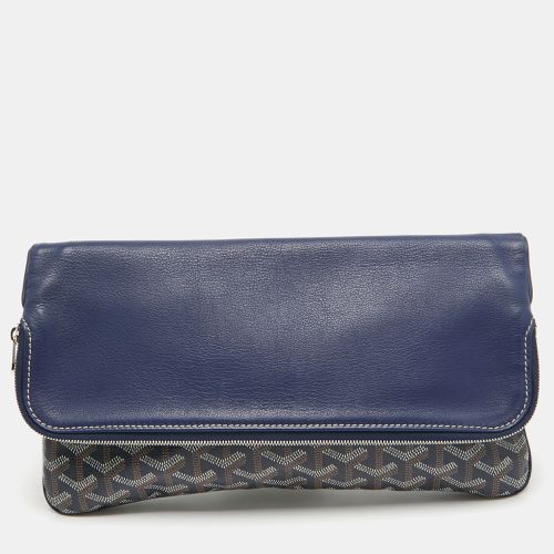 Goyard Blue Goyardine Coated Canvas Sainte Marie Clutch - Goyard - Modalova