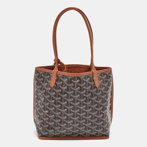 Goyard Black/Tan Goyardine Coated Canvas and Leather Anjou Mini Bag - Goyard - Modalova