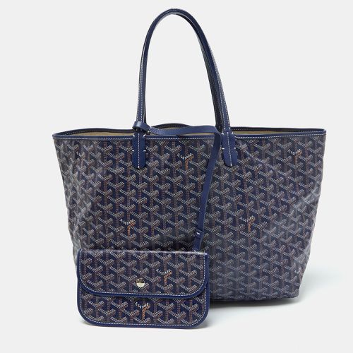 Goyard Blue Goyardine Coated Canvas and Leather Saint Louis PM Tote - Goyard - Modalova