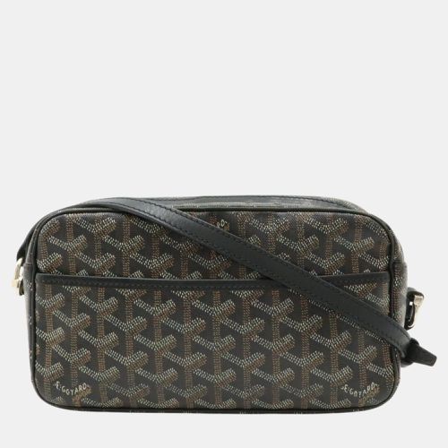 Goyard Goyard Cup Vert Pm Shoulder Bag Pochette Coated Canvas Leather Black Brown - Goyard - Modalova