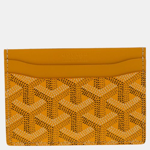 Goyard Yellow Goyardine Coated Canvas and Leather Saint Sulpice Card Holder - Goyard - Modalova