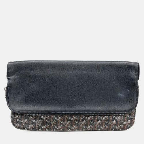 Goyard Black Leather and Canvas Saint-Marie Clutch Bag - Goyard - Modalova