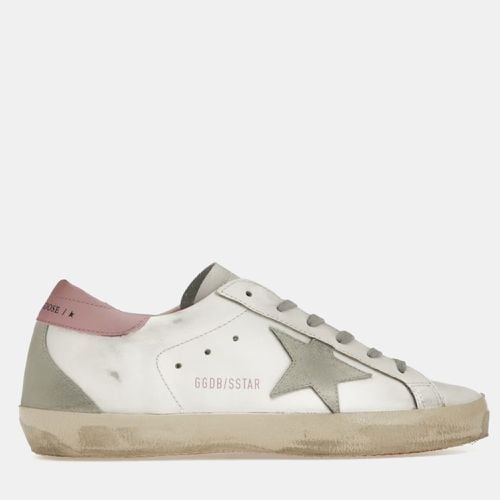 Golden Goose White/Light Pink Golden Goose Super-Star Sneaker Size EU 38 - Golden Goose - Modalova