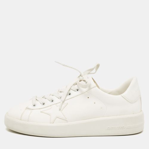 Leather Super Star Lace Up Sneakers Size 40 - Golden Goose - Modalova