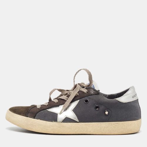 Golden Goose Black Canvas and Leather Superstar Sneakers Size 39 - Golden Goose - Modalova